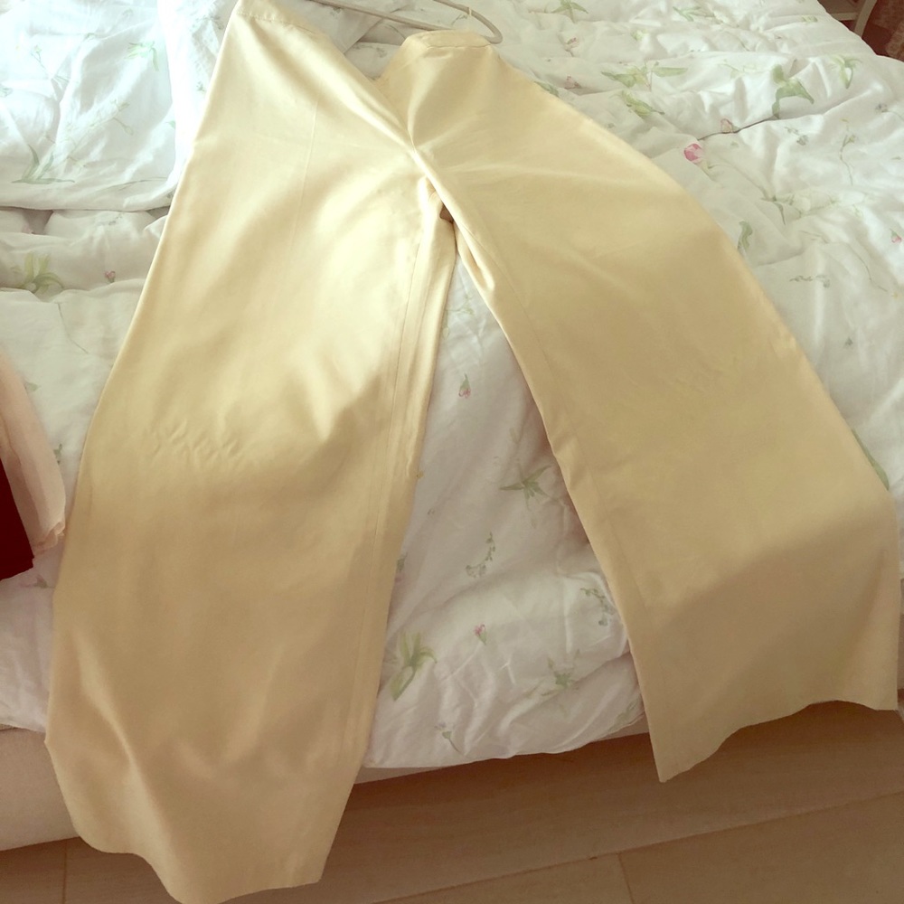 High waist wide leg Carolina Herrera pants
